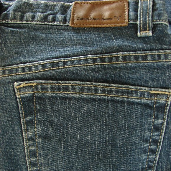 Calvin Jeans CK Boot Cut Stretch Sz 8 Darker Wash - Picture 3 of 14